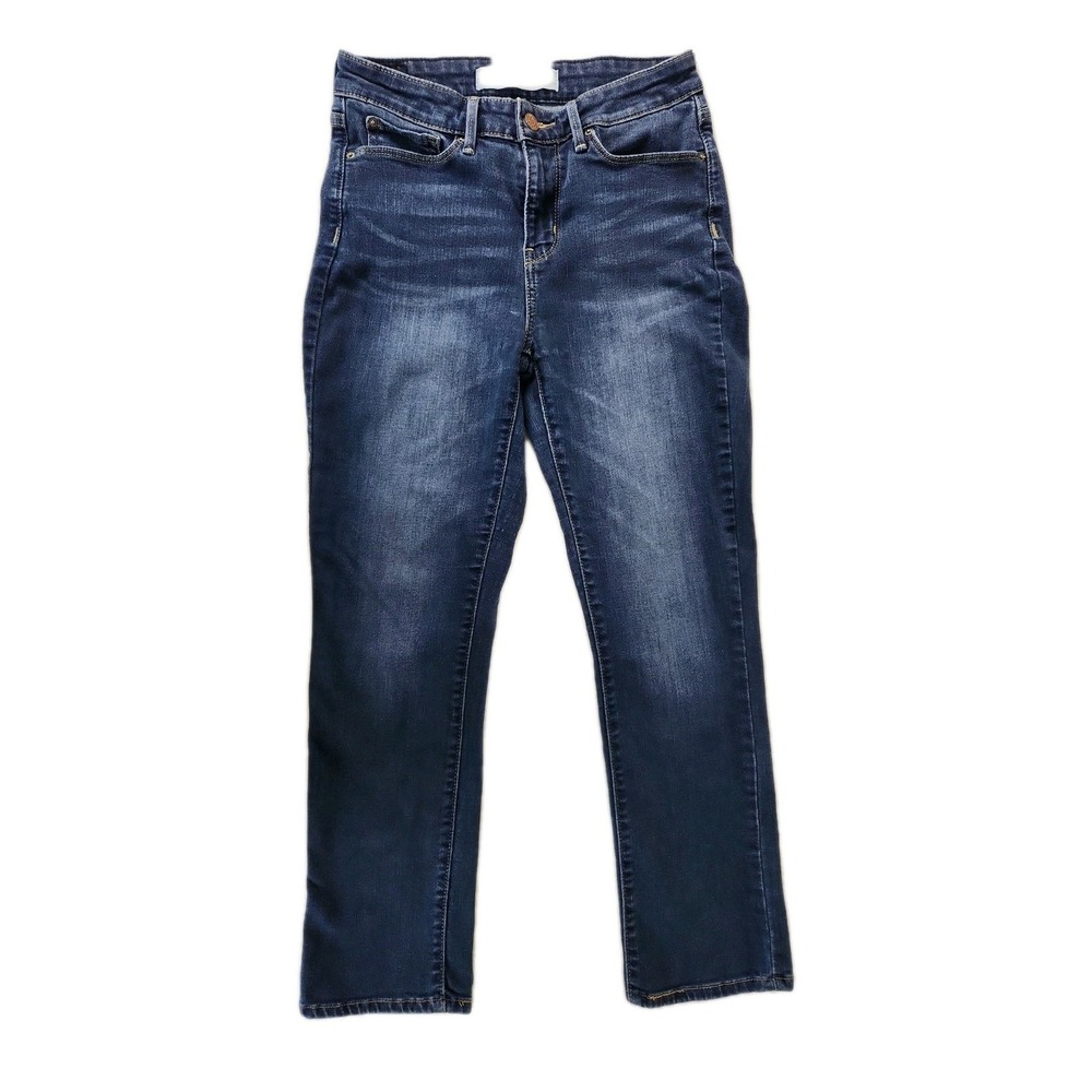 Levi's Signature Jeans Womens 27x26 Mid Rise Slim Whiskers Straight Leg EUC